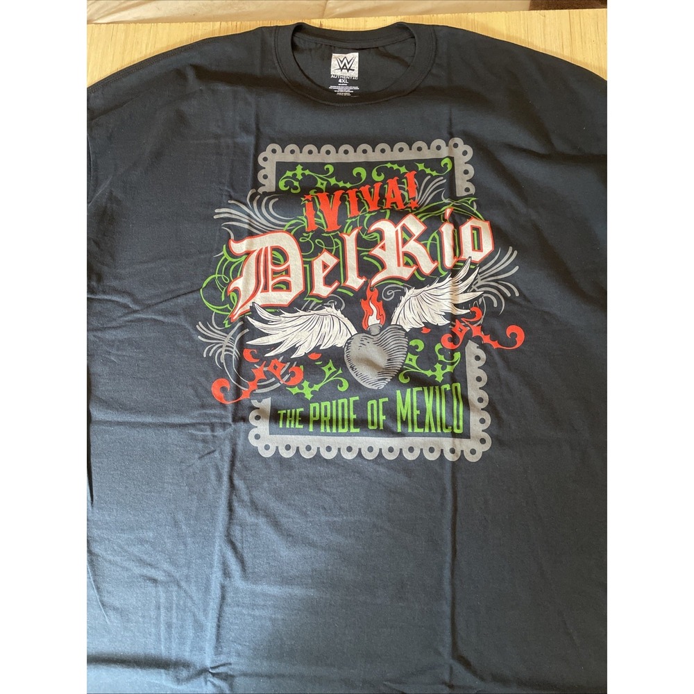 WWE Alberto Del Rio El Clasico Black T Shirt 4xl NOS